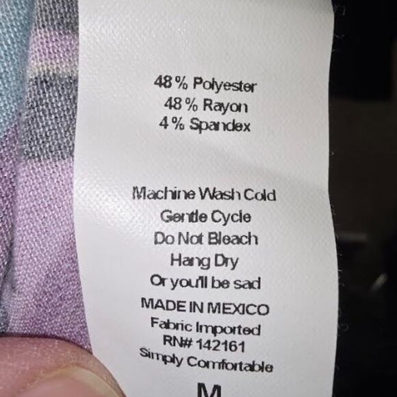 Women's NWT LuLaRoe "Julia" Geometric Round Collar SS Dress Size M - Picture 2 of 3